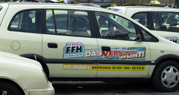Maxi Taxi Werbung Taxi Werbung